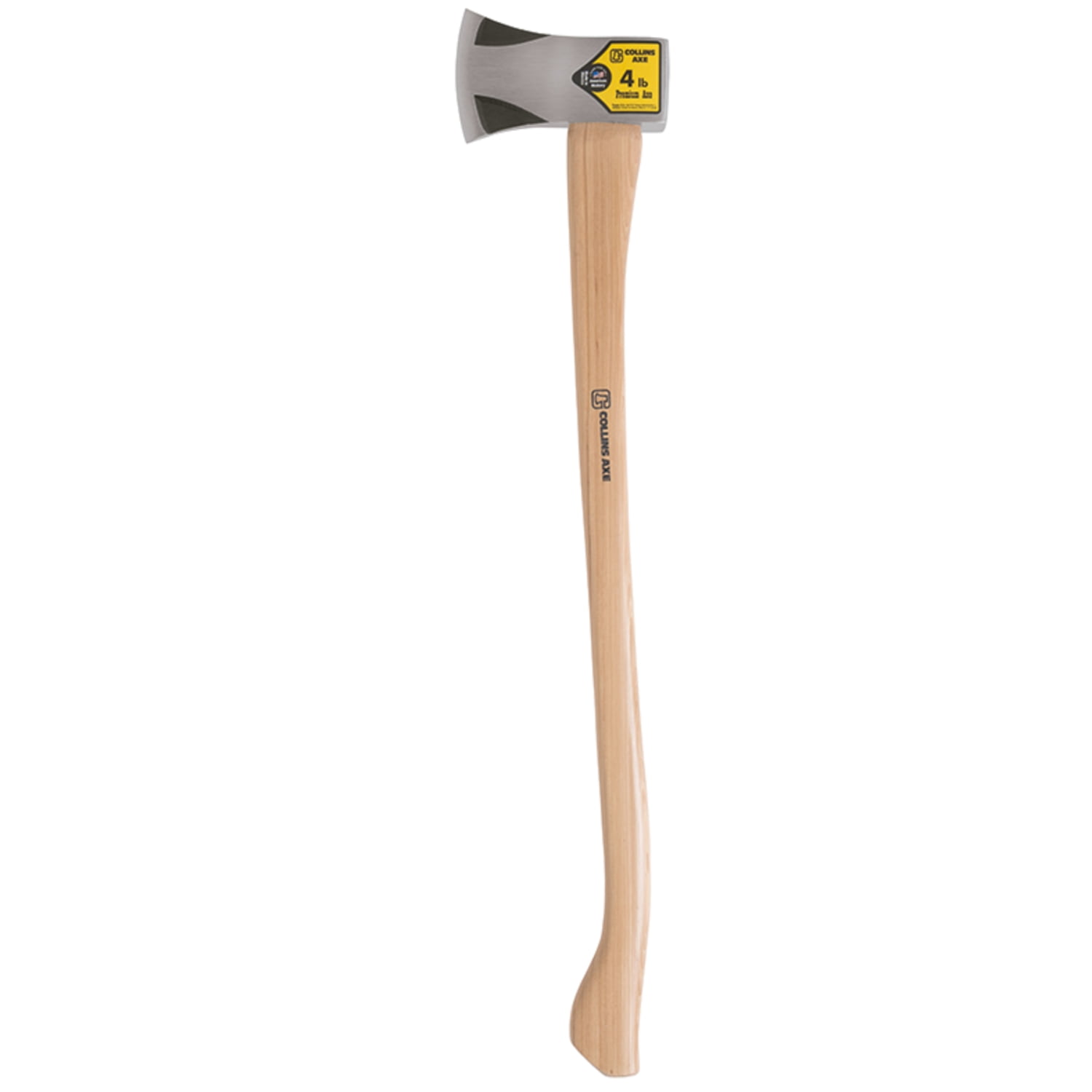 7598543 35 X 4 Lbs Single Bit Hickory Forged Carbon Steel Axe, Assorted