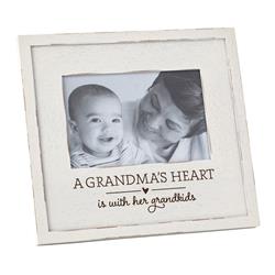 6518773 Grandmas Heart Frame Wood, Assorted - Pack Of 2