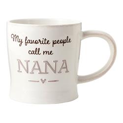 6521322 Nana Ceramic Mug, Assorted - Pack Of 4