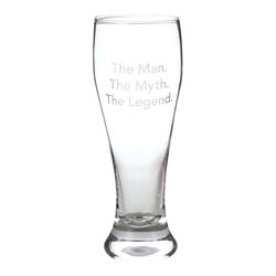6520068 The Man, The Myth & The Legend Drinking Glass, Assorted - Pack Of 2