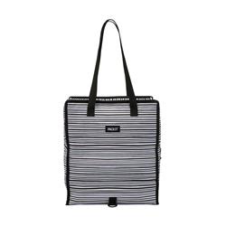 8963274 Freezable Black & White Striped Cooler Bag, Assorted