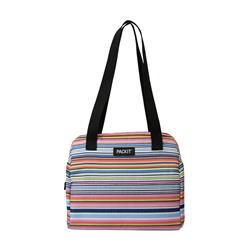 8963282 Hampton Freezable Multi-striped Lunch Bag Cooler, Assorted