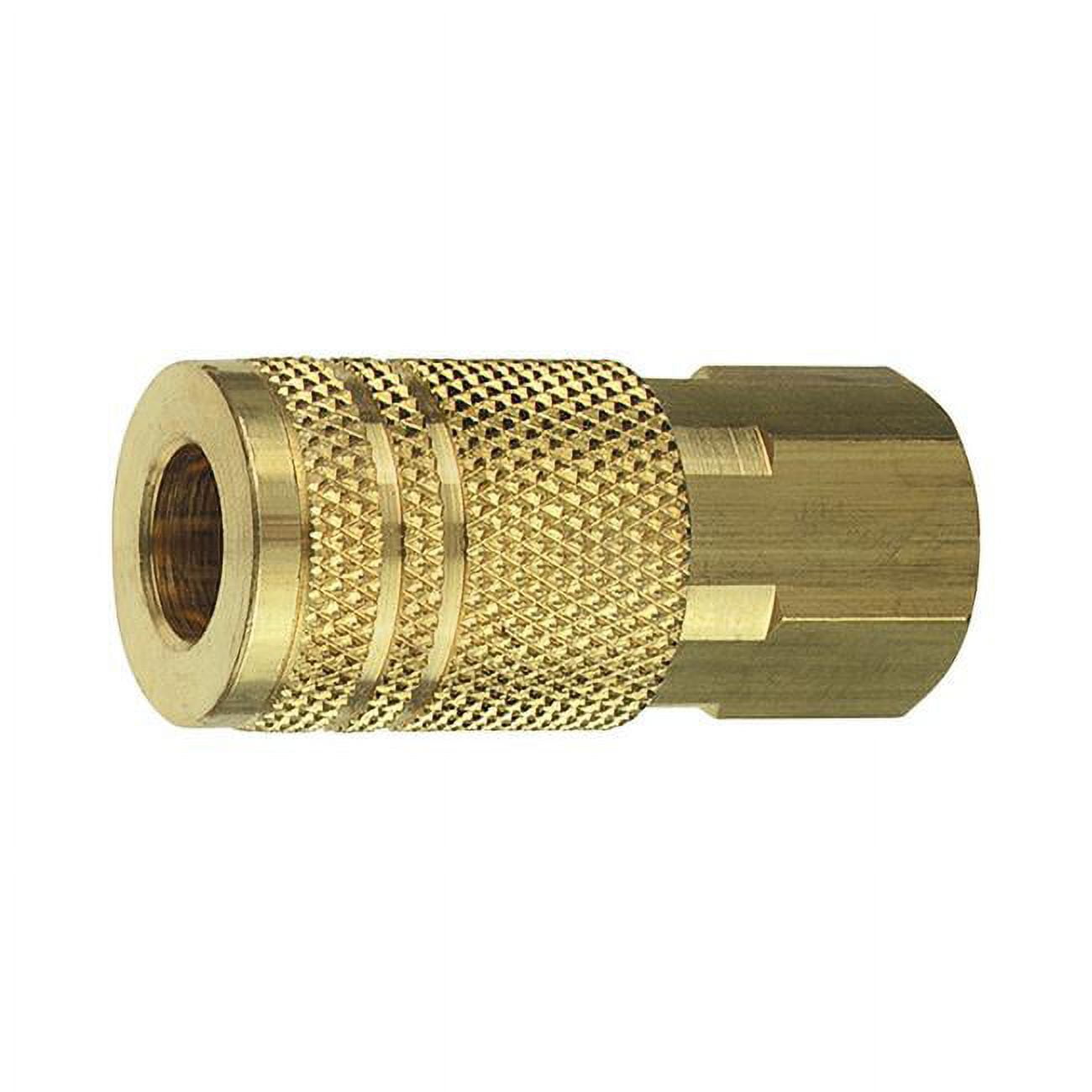 0.25 X 0.37 In. Amflo Fnpt-d Brass Style Coupler, Assorted - Pack Of 10