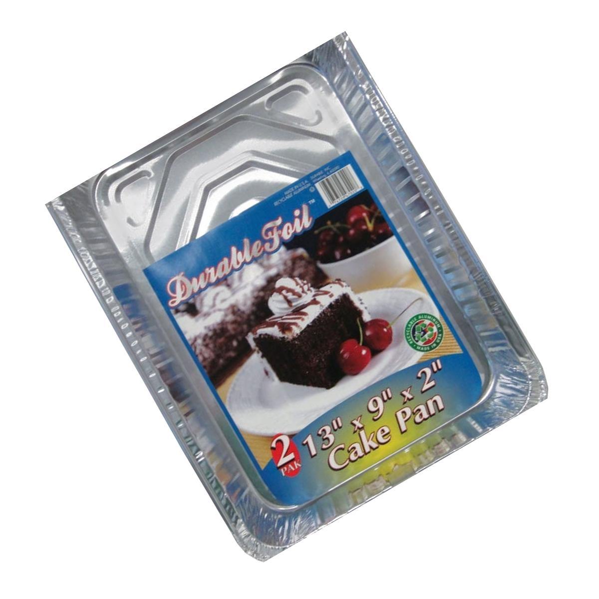 Picture of Home Plus 6391833 Durable Foil Cake Pan, Silver - 2 per Case, Pack of 12