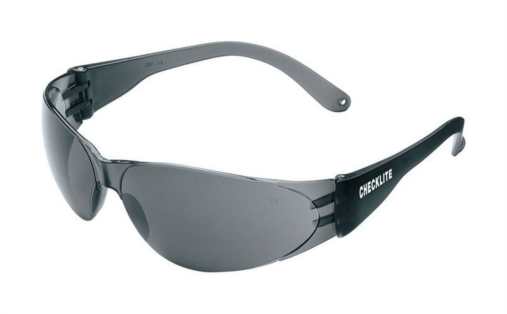 Mcr 2418093 Multi-purpose Safety Glasses Smoke Lens With Gray Frame , Smoke Lens Frame - Pack Of 12