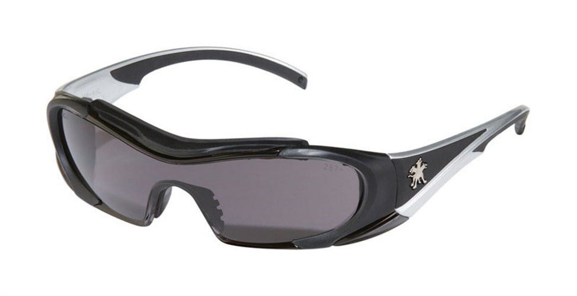 Mcr 2418531 Multi-purpose Safety Glasses Antifog Gray Lens With Black Frame, Gray Lens Frame - Pack Of 12