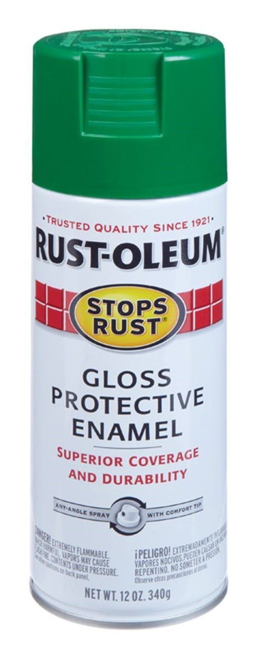 1514298 12 Oz Stops Rust Protective Spray Paint - Emerald Green