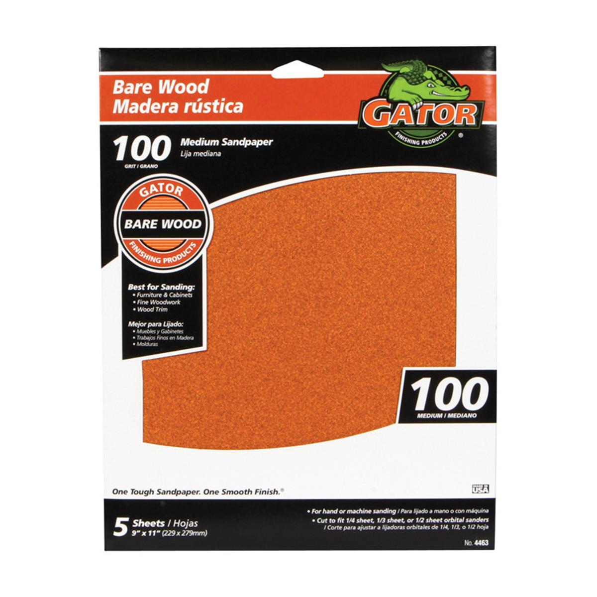1603711 100 Grit Garnet Sanding Sheets - Pack Of 5