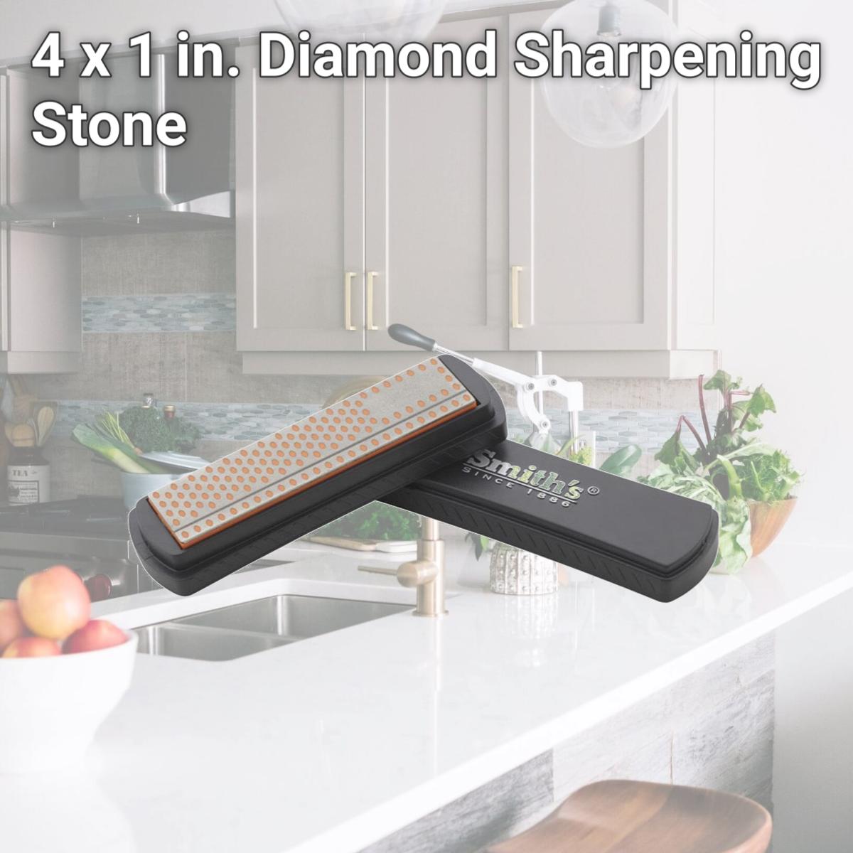 Picture of Smiths Consumer Products 2399673 4 x 1 in. Diamond Sharpening Stone