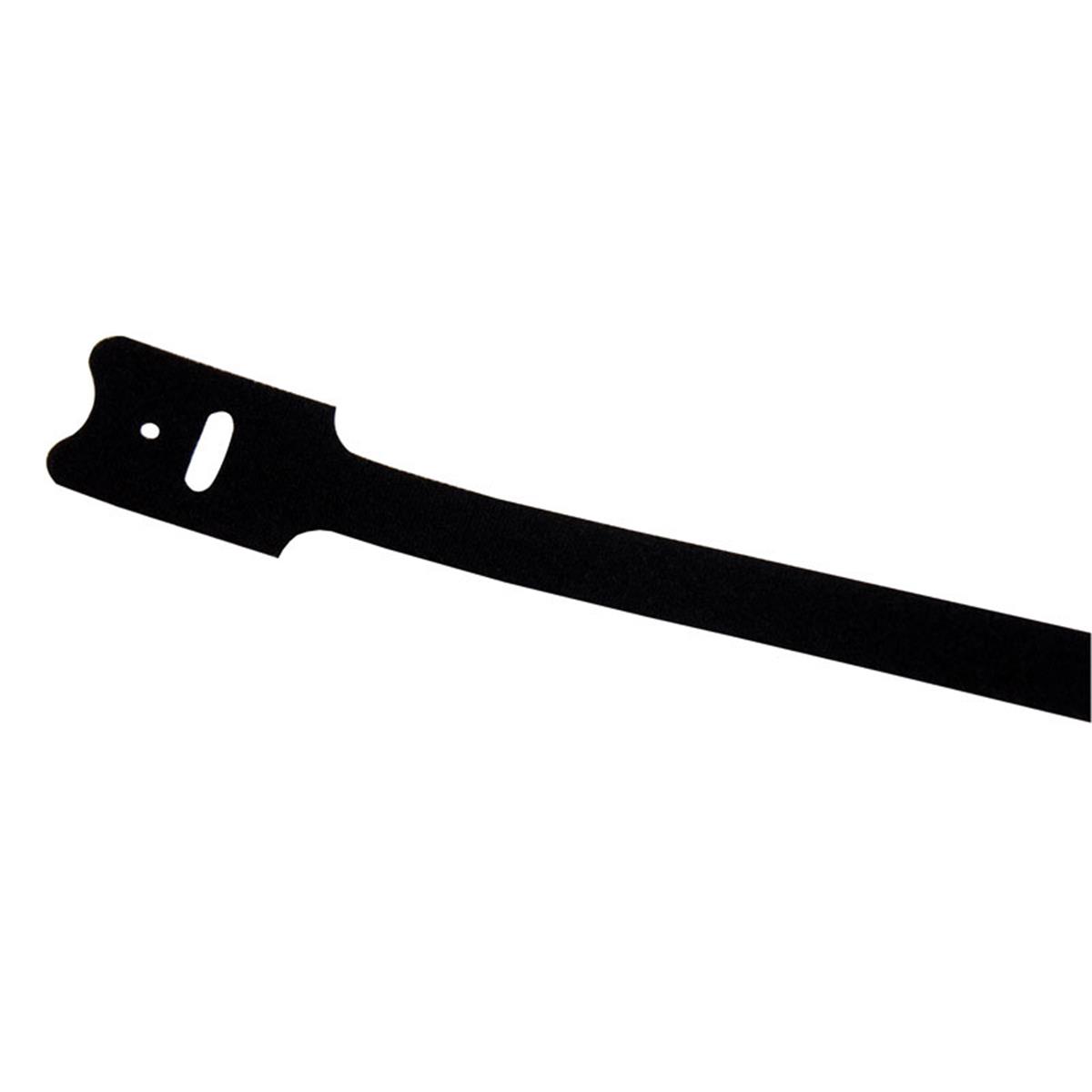 3091949 8 In. Black Grip-strip Hook & Loop Fasteners - Pack Of 5