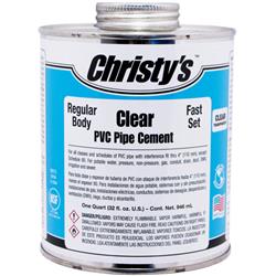 4525275 4 Oz Clear Regular Pvc Cement