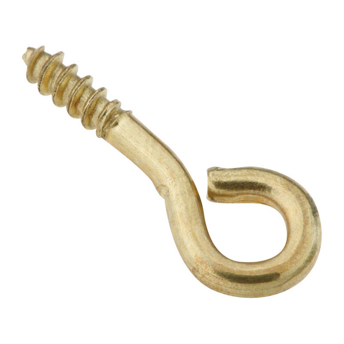 5700497 No. 214 0.81 In. Polished Brass Screw Eye - Pack Of 7