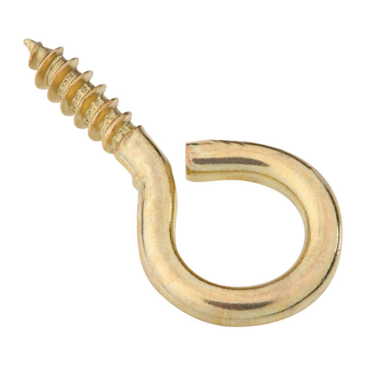 5700877 No. 10 1.37 In. Polished Brass Screw Eye - Pack Of 4
