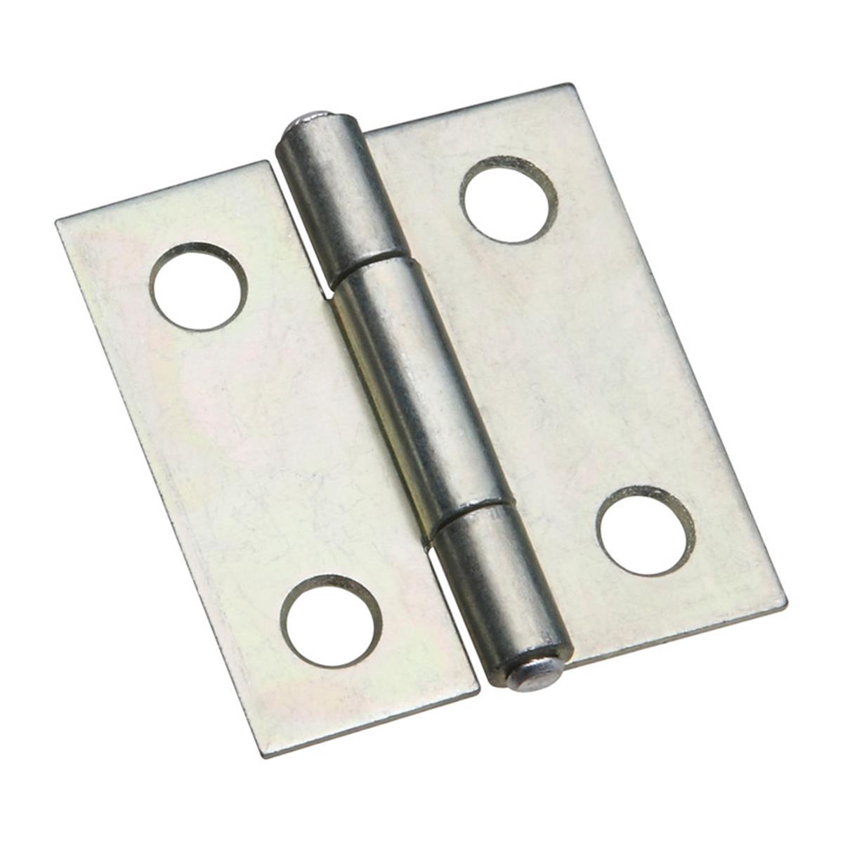 5701354 1.5 In. Steel Hinge, Zinc-plated - Pack Of 2