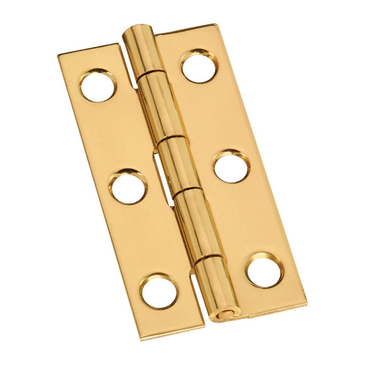 5701438 2 X 1 In. Solid Brass Decorative Hinge - Pack Of 2