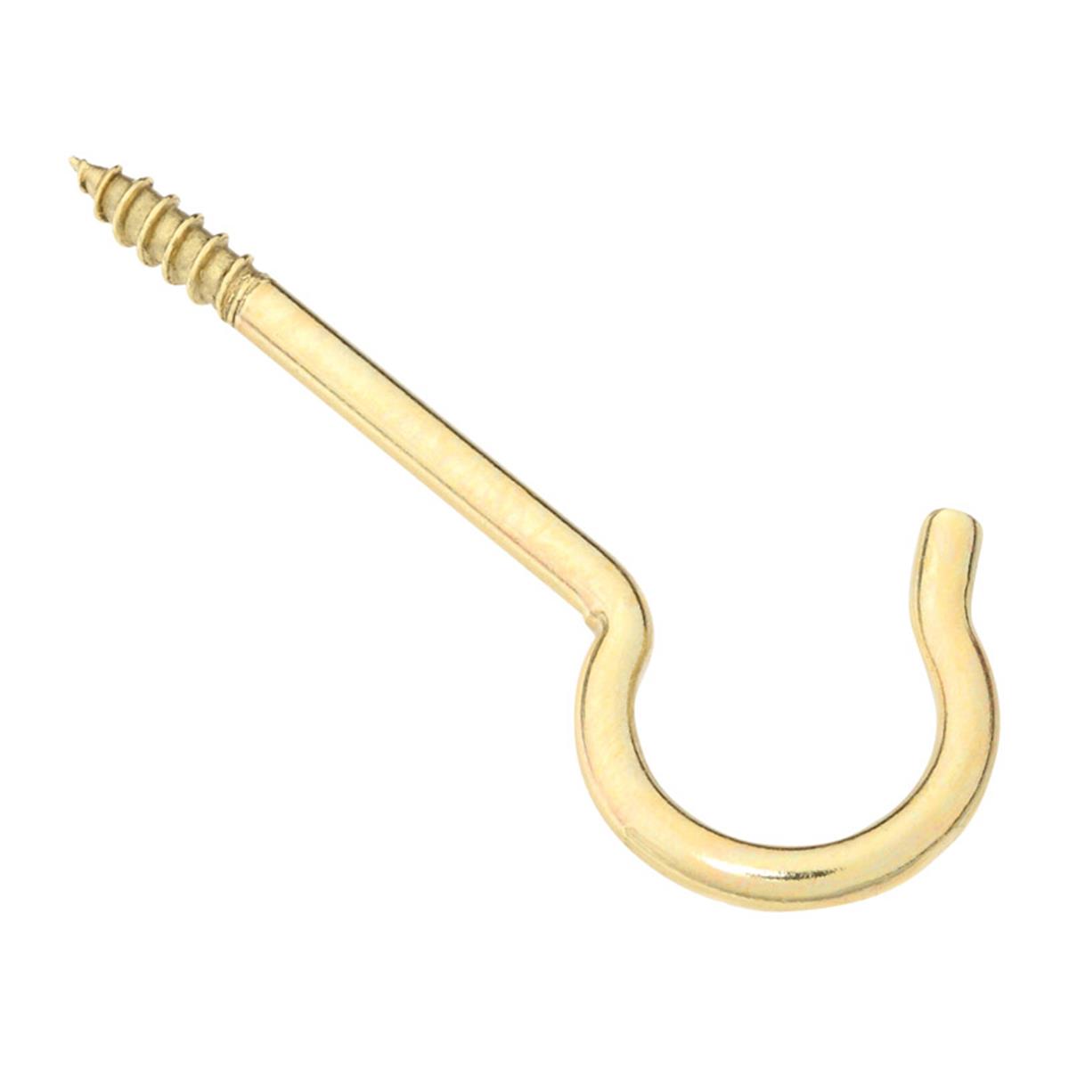 5705850 3.37 In. Ceiling Hook, Solid Brass - Pack Of 2
