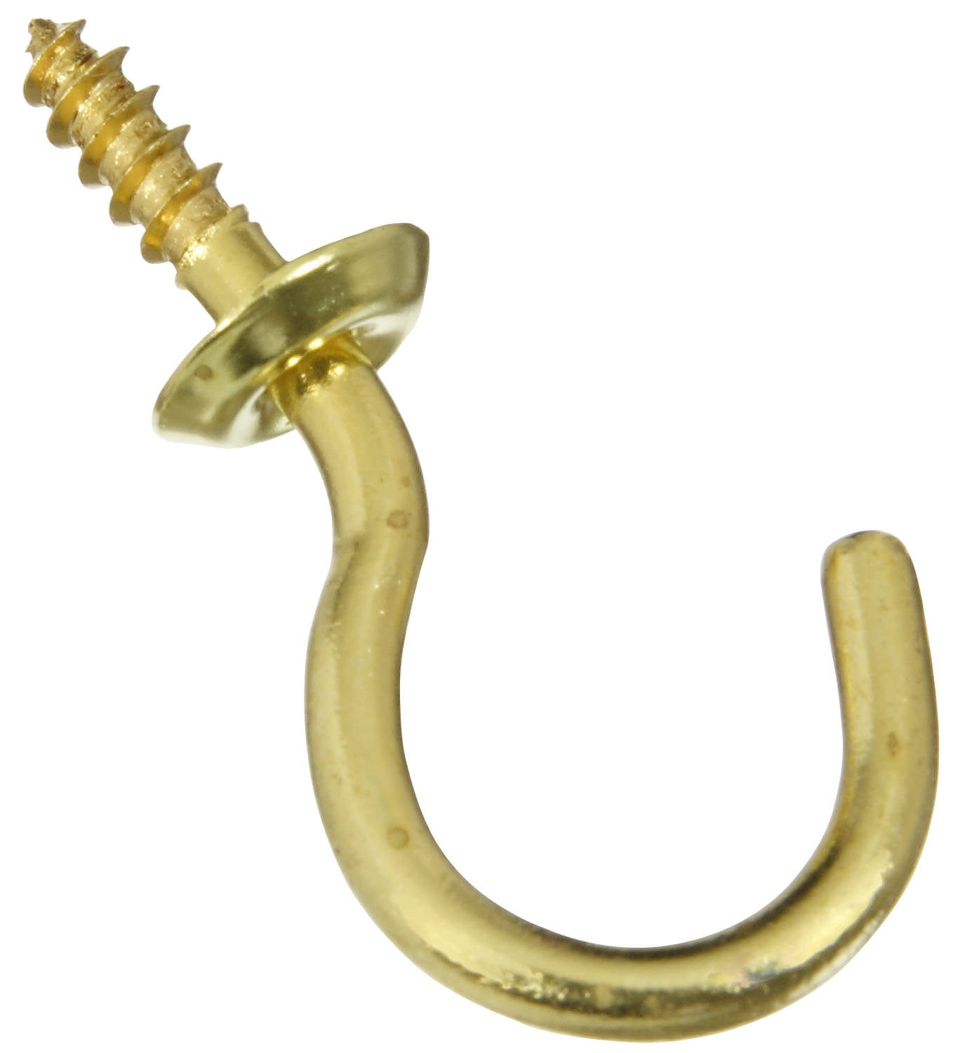 5706072 1 In. Cup Hook, Solid Brass - Pack Of 4