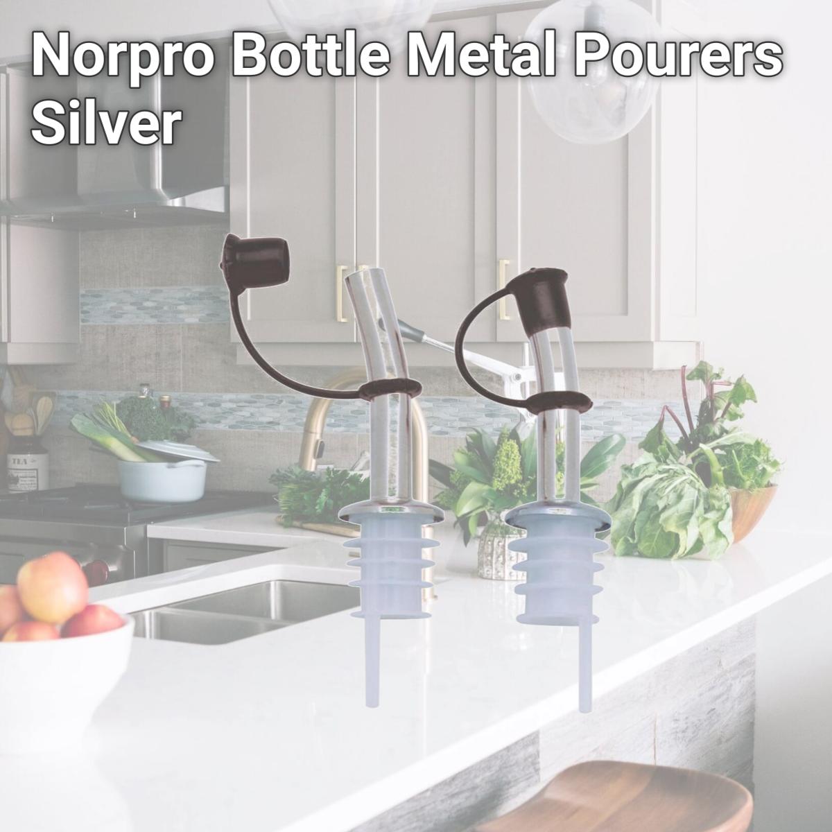 Picture of Nordic Products 6105506 Norpro Bottle Metal Pourers, Silver