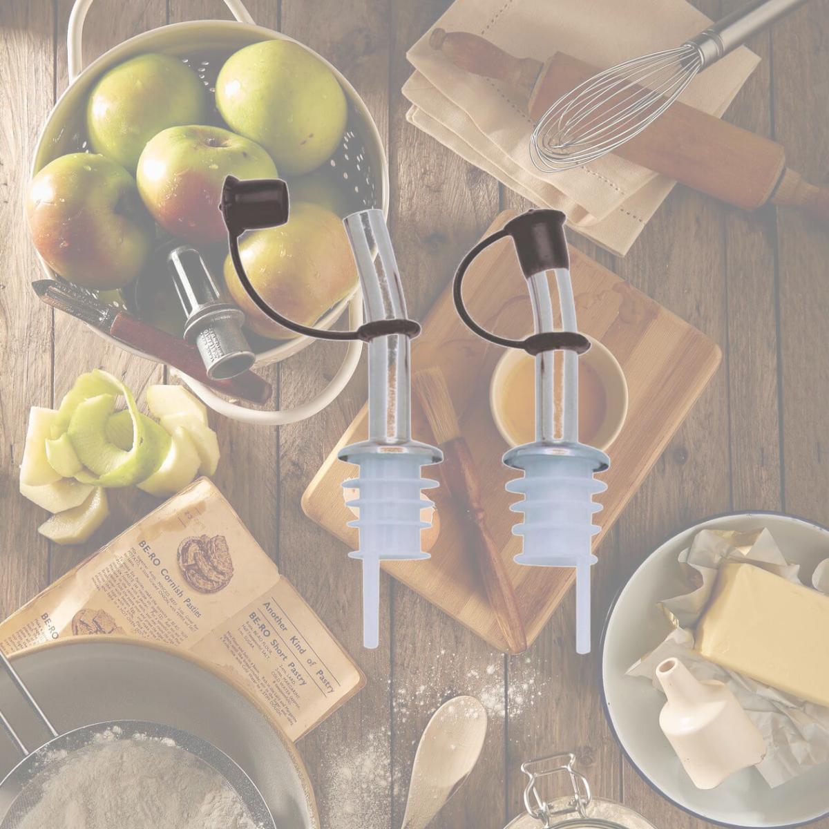 Picture of Nordic Products 6105506 Norpro Bottle Metal Pourers, Silver