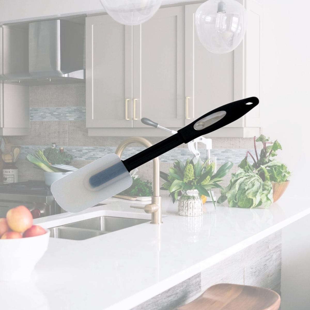 Picture of Chef Craft 6226336 12.5 in. Spatula Silicone, Black & White pack of 3