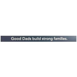 6384523 Good Dads Build Strong Families Wooden Sentiments Rectangle Plaque