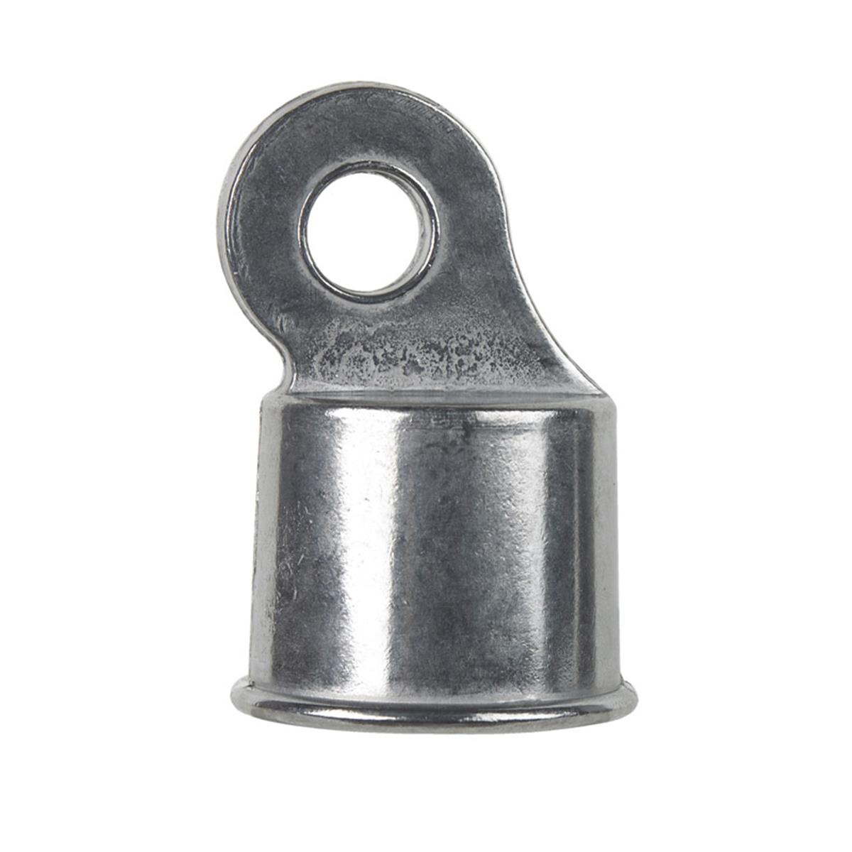 7020431 1.37 In. Rail End Fitting, Aluminum