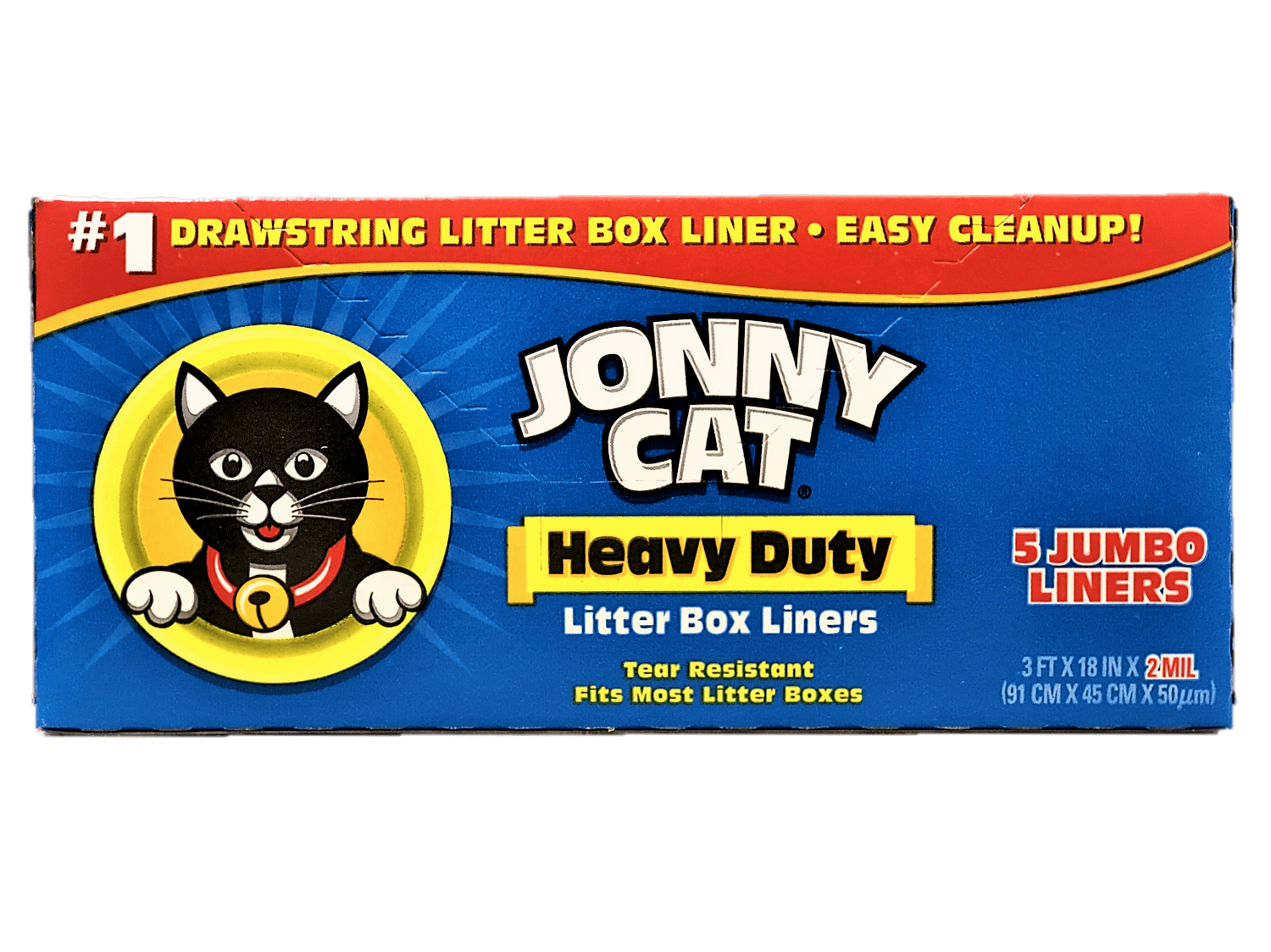 8300345 Jonny Cat Litter Box Liners - Pack Of 5