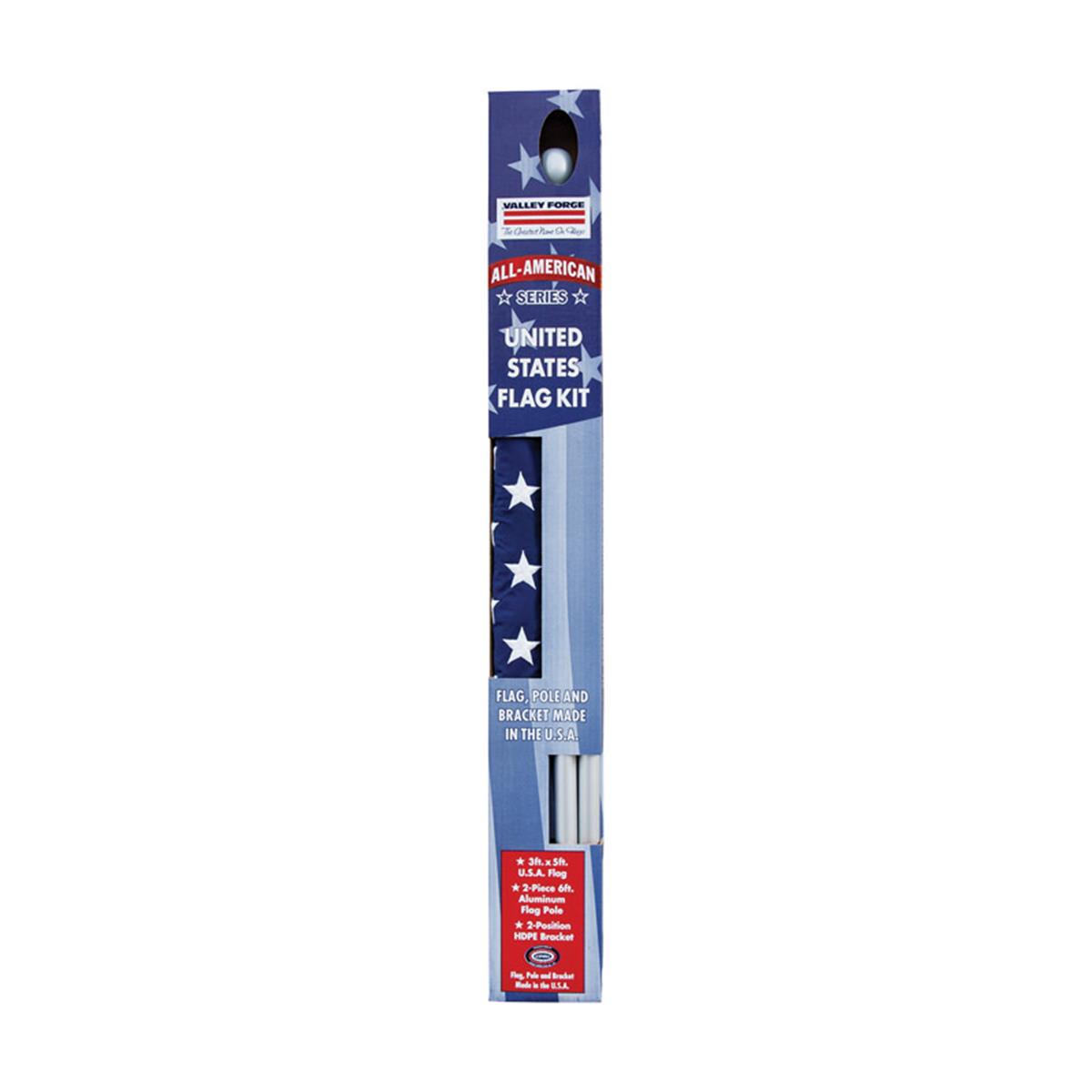 Flag  3 x 5 ft. American US Flag Kit