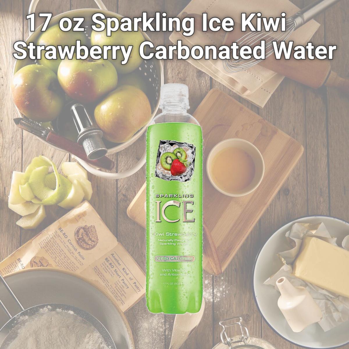Picture of Talking Rain Beverage 9335019 17 oz Sparkling Ice Kiwi Strawberry Carbonated Water