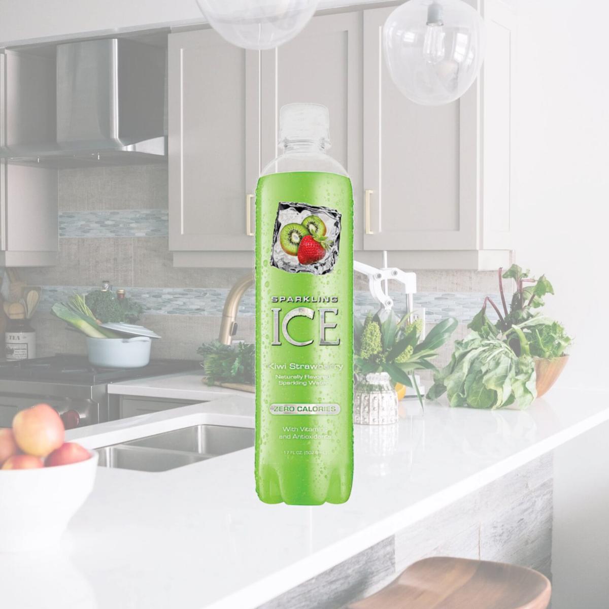 Picture of Talking Rain Beverage 9335019 17 oz Sparkling Ice Kiwi Strawberry Carbonated Water