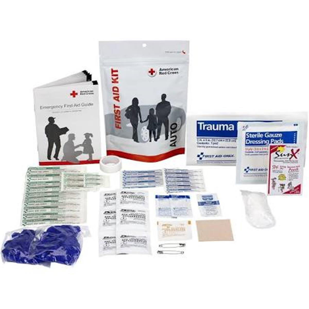 Acme United 9607193 Red Cross First Aid Zip Kit - 33 Piece