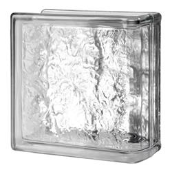 5002863 8 X 8 X 4 In. Cortina End Glass Block - Pack Of 6