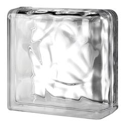 5002893 8 X 8 X 4 In. Nubio Double End Glass Block - Pack Of 8