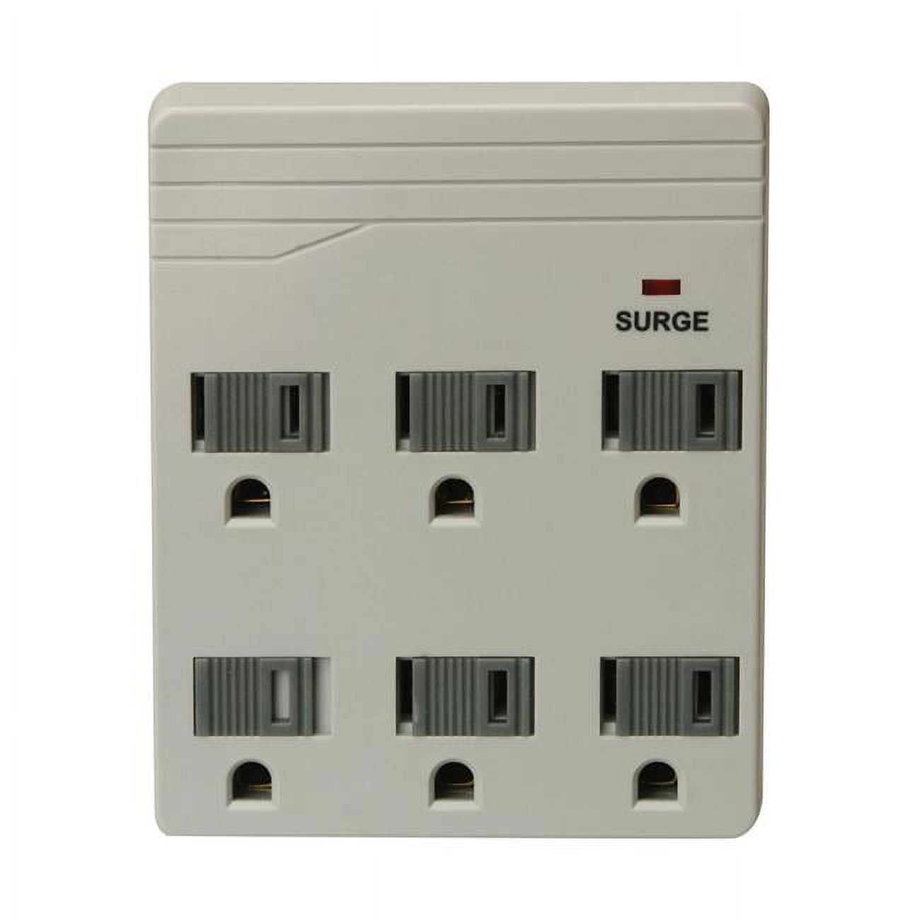Woods 3835220 Front Entry Surge Protector with Wall Adapter Woods 3835220 Front Entry Surge Protector with Wall Adapter