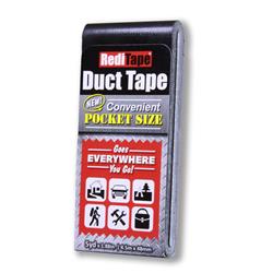 4787990 15 Ft. X 1.88 In. Black Solid Color Pocket Size Duct Tape - Pack Of 10