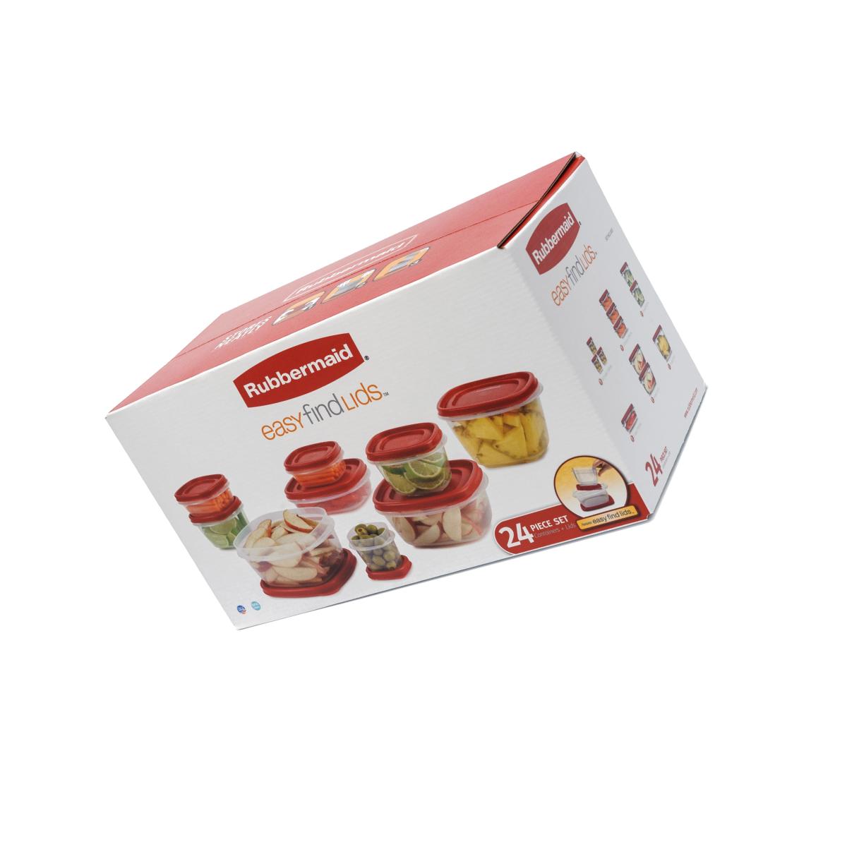 Picture of Rubbermaid 6137764 Food Storage Container Set, Assorted Size