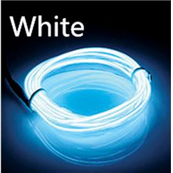 9761743 Plastic Neon Rope Light Set, White