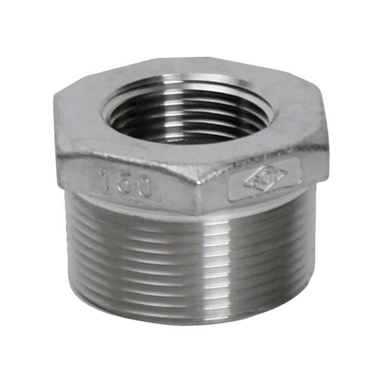 4810636 Stainless Steel Hex Bushing - 1 In. X 0.75 Dia.