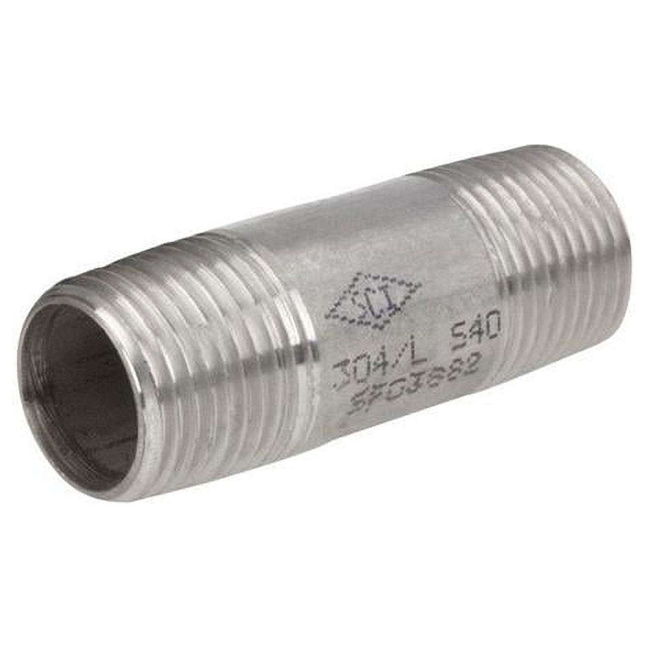 4809984 Stainless Steel Pipe Nipple - 1 In. X 1 Dia. X 2 In.