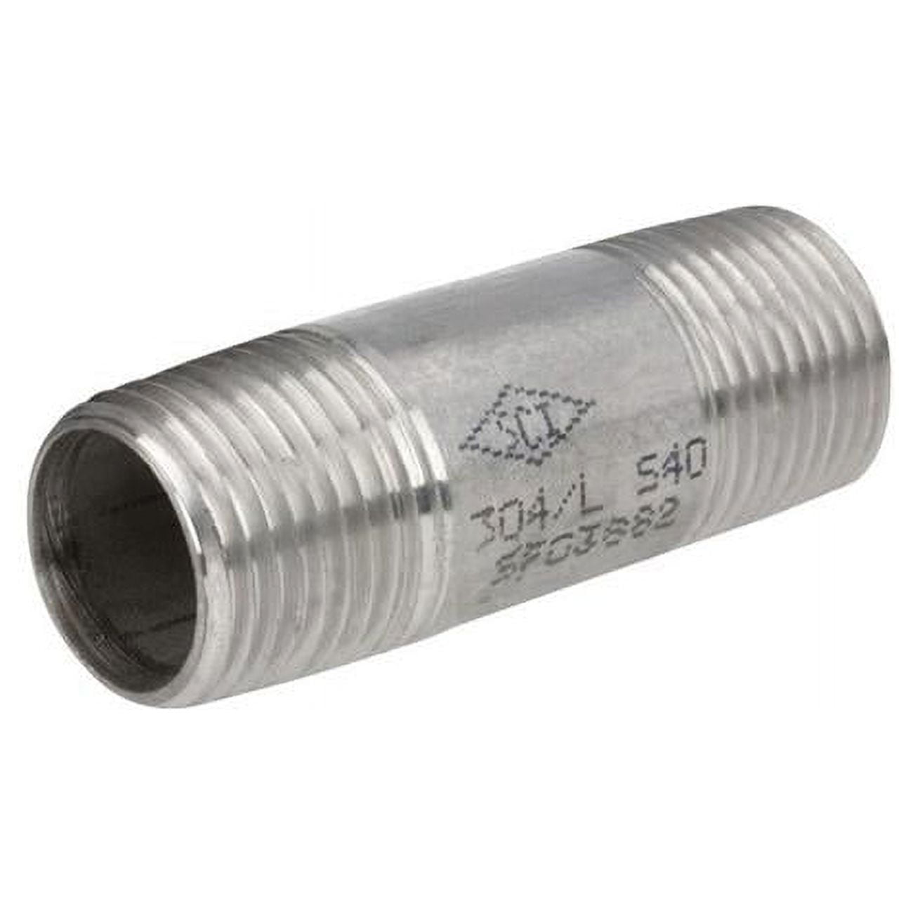 4809927 Stainless Steel Pipe Nipple - 1 In. X 1 Dia. X 3 In.