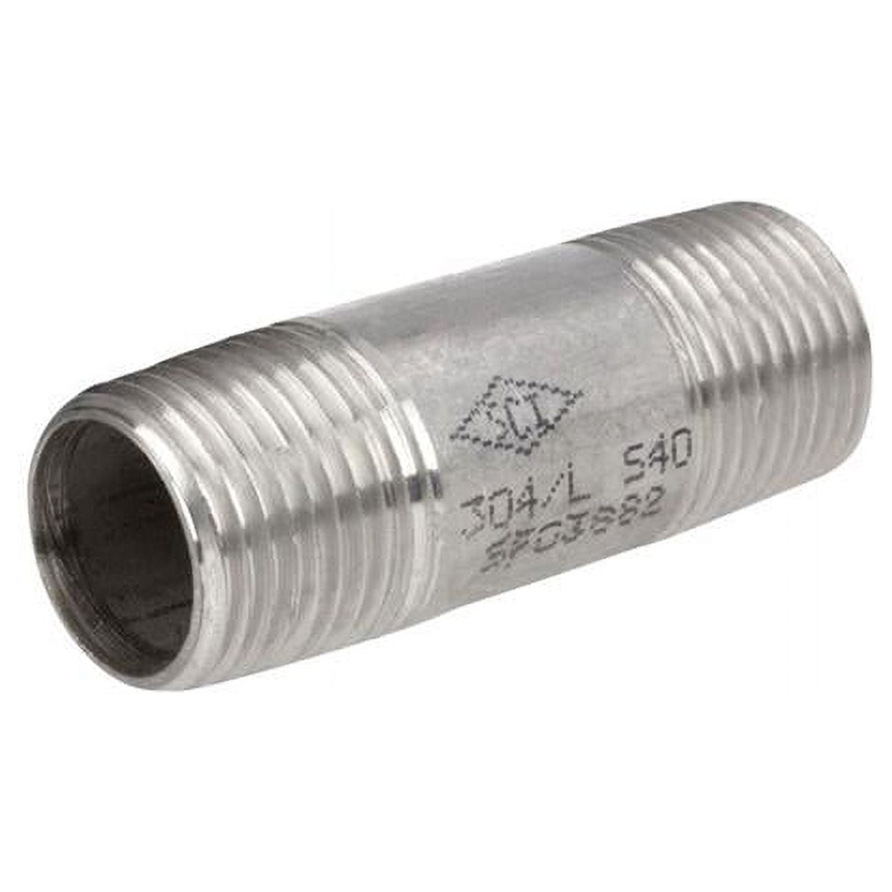 4809885 Stainless Steel Pipe Nipple - 1.25 In. 1.25 Dia. X 2 In.