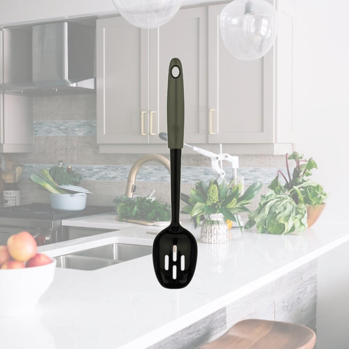Picture of Chef Craft 12031 12 in. Select Nylon Slotted Spoon  Grey - pack of 3