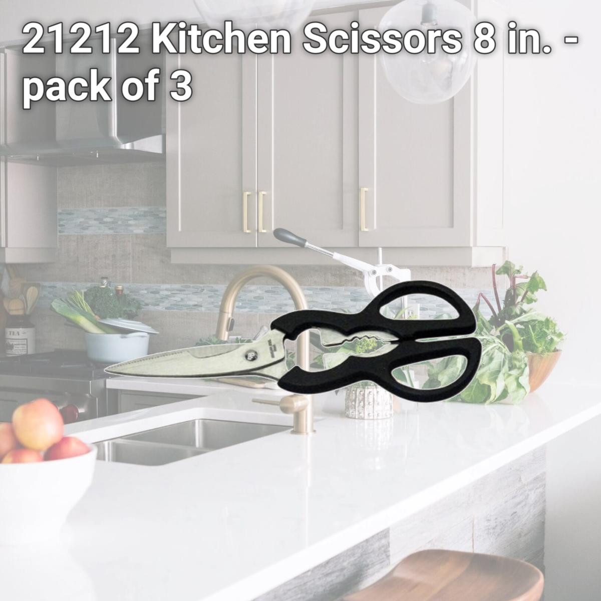 Picture of Chef Craft 21212 Kitchen Scissors  8 in. - pack of 3