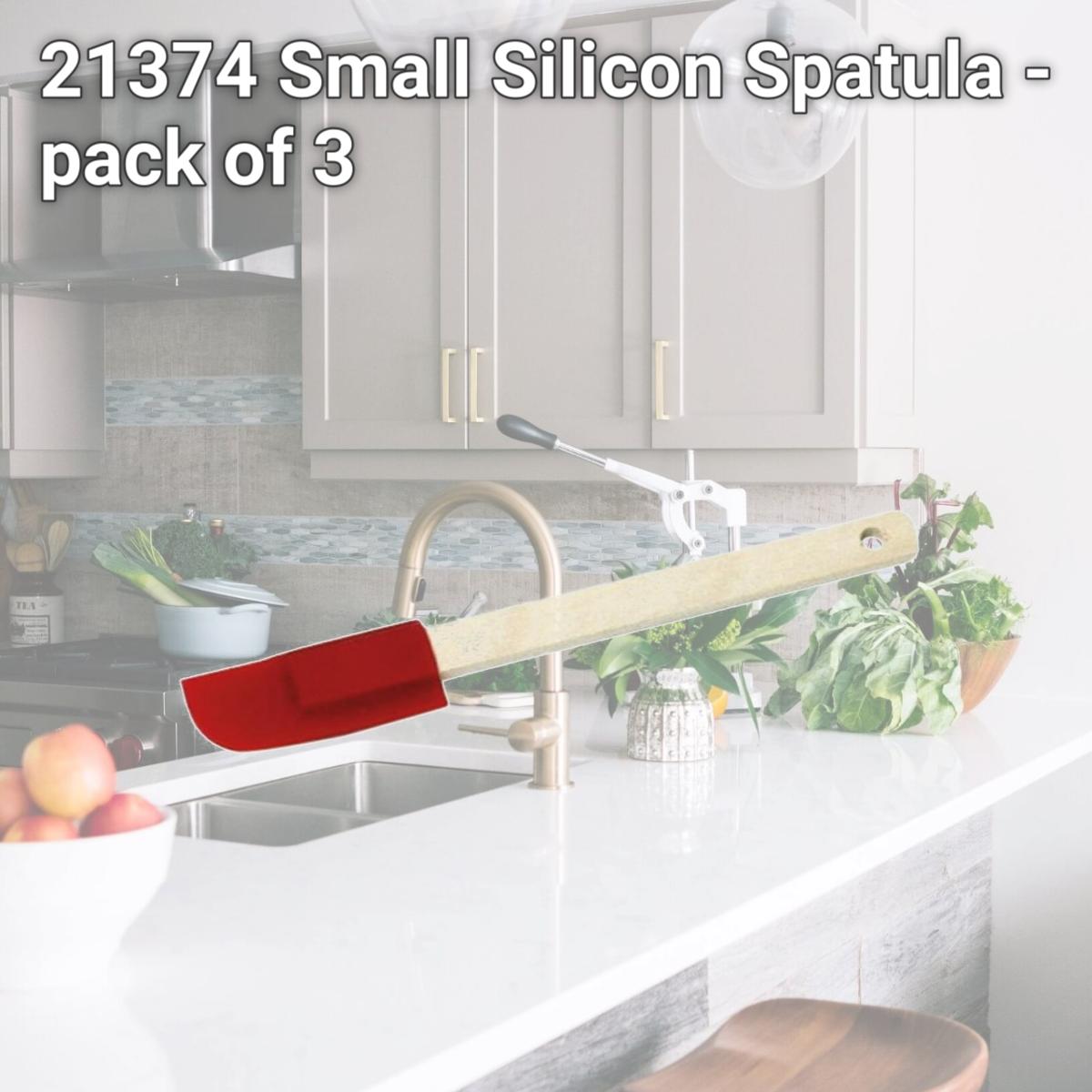Picture of Chef Craft 21374 Small Silicon Spatula - pack of 3