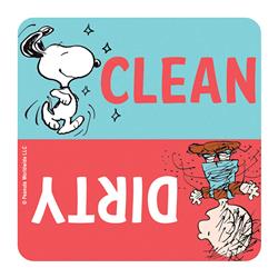UPC 842252100066 product image for Open Road Brands 9722497 Snoopy Clean & Pig-Pen Dirty Dishwasher Magnet Embossed | upcitemdb.com