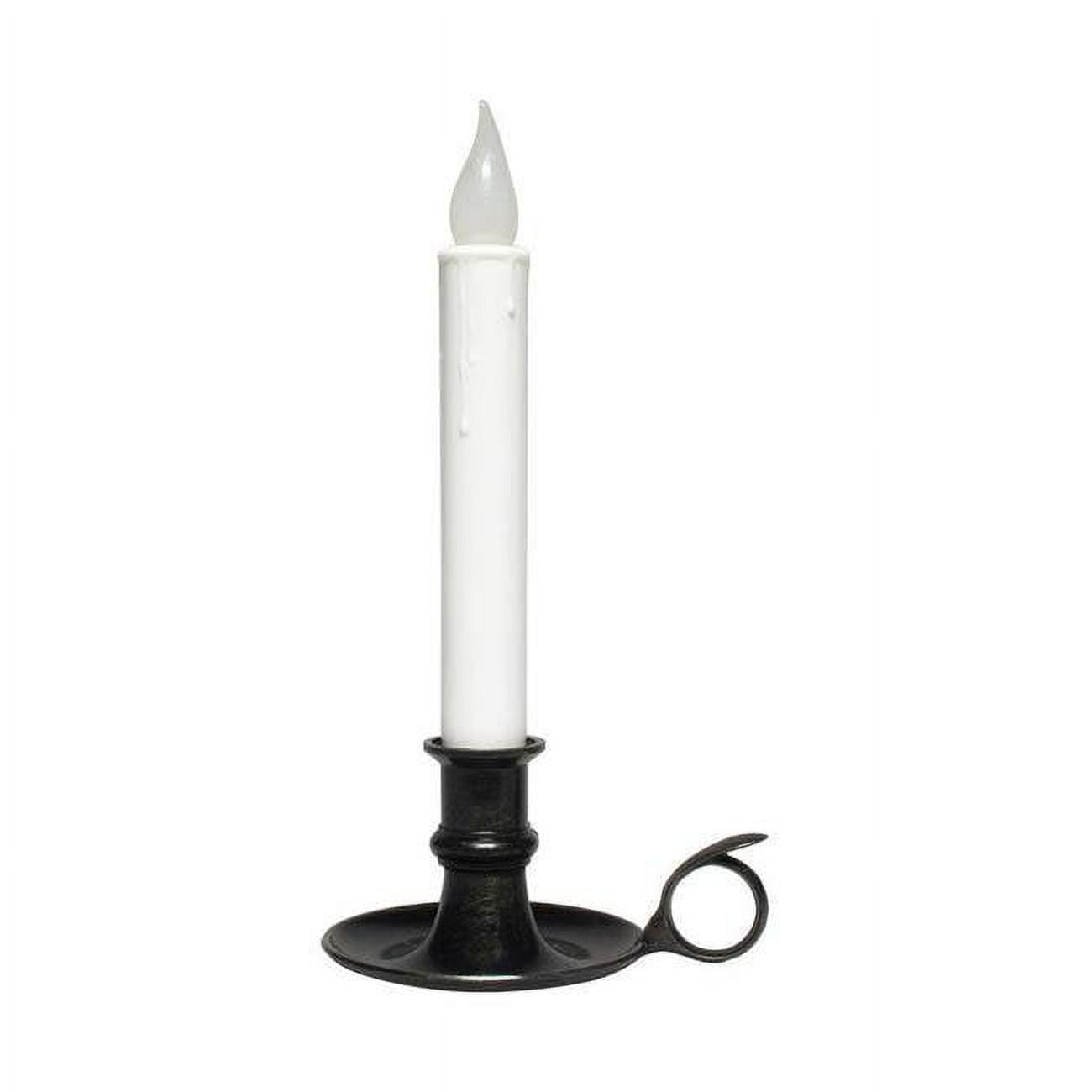 9737065 No Scent Rubbed Bronze Automatic Timer Candle, 8 In.