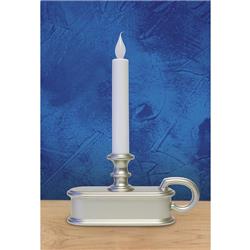 9737081 No Scent Pewter Auto Sensor Candle, 9 In.