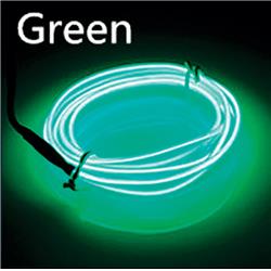 9761594 Plastic Neon Rope Light Set, Green
