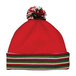 9751447 Christmas Hat Multicolor Fleece Case - Pack Of 6