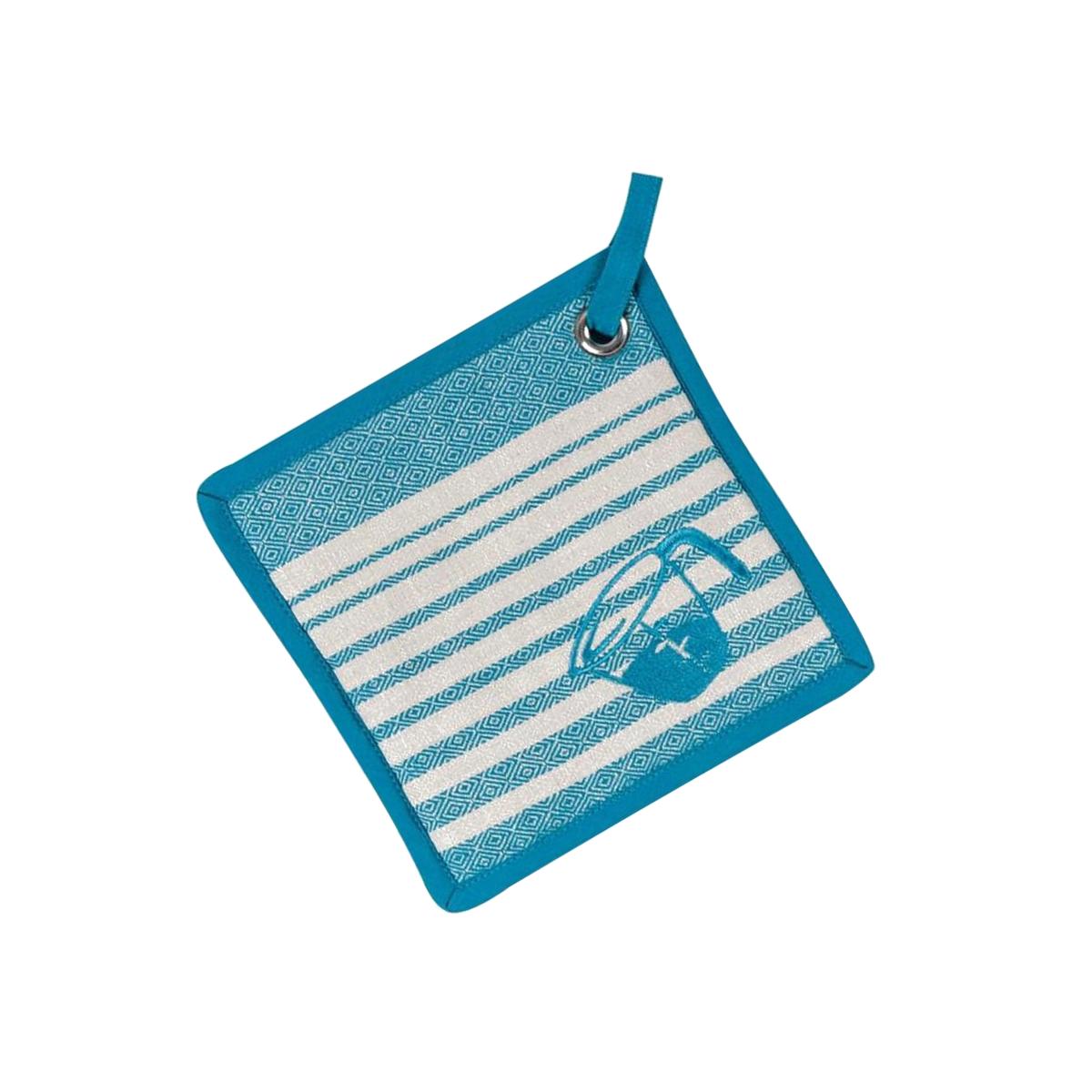 Picture of Kay Dee 6661854 Teal Cotton Pot Holder - Pack of 6